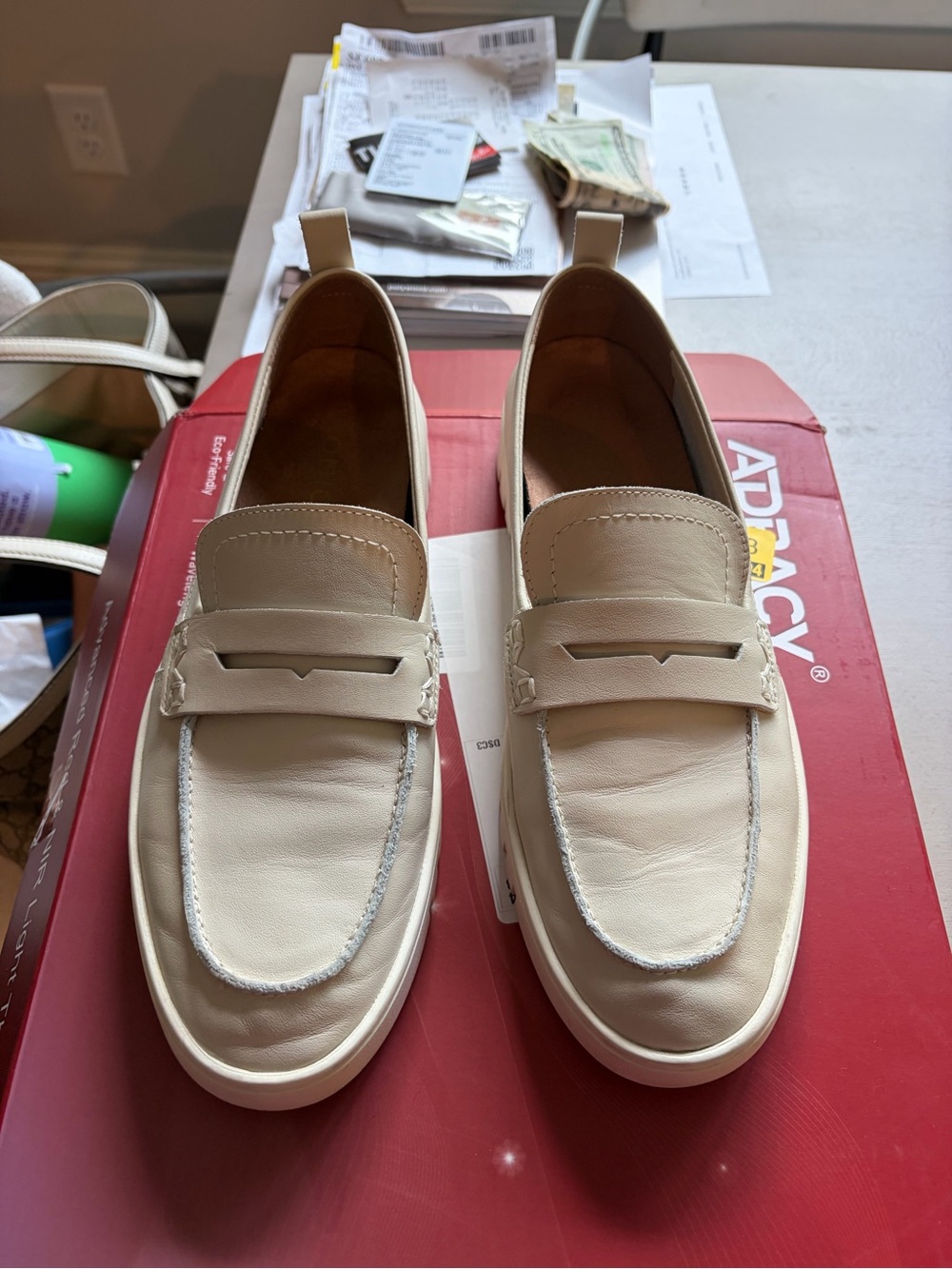 Vionic Uptown Loafer in Cream - Picture 2 of 7
